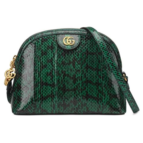 gucci shopping bag green|green gucci bag with snake.